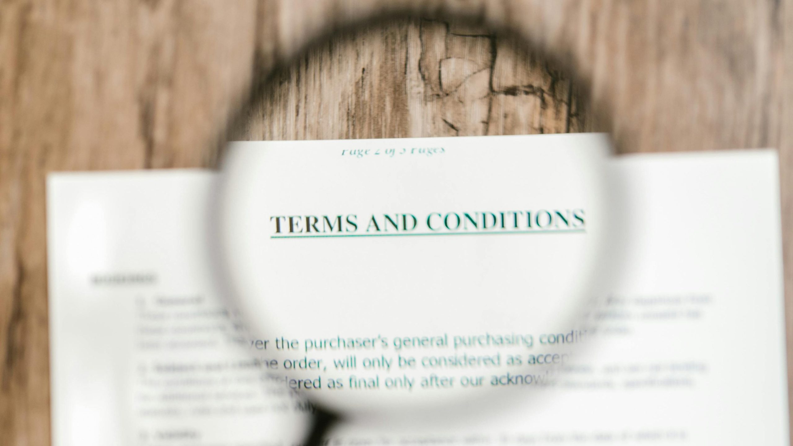 Terms & conditions